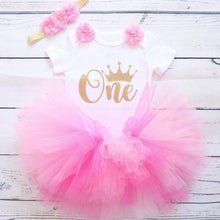 Load image into Gallery viewer, Modern Unicorn Baby Kids 1st year Girls Dress For Birthday Party Outfits Infant Princess Girls Clothes 12 Months Kids

