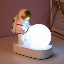 Load image into Gallery viewer, STEVVEX Astronaut Spaceman Moon Night Light Bedroom Bedside Desktop Creative Decoration Table Lamp Gift Light For Children Baby Kids
