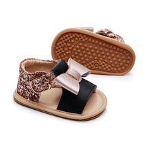 Load image into Gallery viewer, Baby Kids Girl Sandals Pre Walker Newborn PU Leather Soft Sole Shoes Bowknot Girls Shoes

