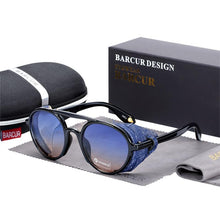 Load image into Gallery viewer, New Elegent Original Round Sunglasses Gradient Vintage Steampunk Goggles For Women and Men With UV400 Protection
