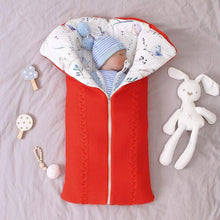 Load image into Gallery viewer, Newborn Infant Baby Knit Sleep Bag Stroller Envelope Blanket Winter Warm Swaddle Wrap Sleeping Bag For Babies
