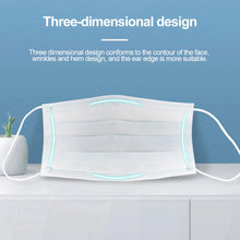 Load image into Gallery viewer, 3-Layer Disposable Mouth Mask – Anti-Dust Face Mask with Ear Loops
