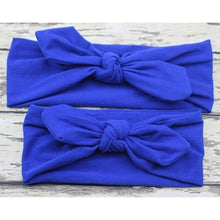 Load image into Gallery viewer, Modern Mother &amp; Daughter Rabbit Ears Bow Hair Bands Cloth Headband Bowknot Headwear Bow
