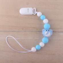 Load image into Gallery viewer, Handmade Animal Pendant Pacifier Clips Chain Nipple Holder for Infant Baby Pacifier
