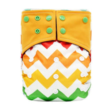 Load image into Gallery viewer, Baby Cloth Diaper Reusable Adjustable Pocket Nappy Cover Fit All Diaper Reusable Nappies Cotton  In Modern Trend Printed Design For Unlimited Uses
