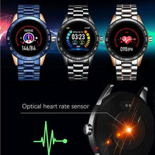 Load image into Gallery viewer, Smart Watch For Men With  LED Screen and  Heart Rate Monitor Blood Pressure Fitness tracker Sport waterproof Smartwatch
