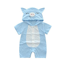 Load image into Gallery viewer, Infant Jumpsuit Summer Romper Cartoon Animal Print Girl  and Boy Cotton Suit Newborn Romper Design

