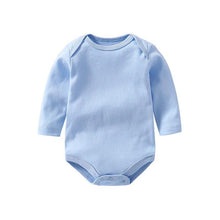 Load image into Gallery viewer, Classic Modern Solid Color Boy Girls Romper Newborn Long Sleeve Cotton Jumpsuit Tops For Girls and Boys Baby
