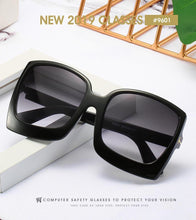 Load image into Gallery viewer, Fashion Oversized Women Square Big Frame Graduent Woman and Lady Sunglasses Brand Designer with  UV400 Protection gafas de sol mujer

