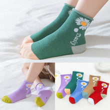 Load image into Gallery viewer, 5 Pairs Baby Boys Winter Socks Cartoon Bear Kids Spring Autumn Cotton Breathable For Kids
