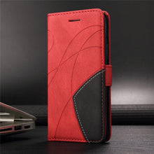 Load image into Gallery viewer, Blue PU Leather Wallet Flip Phone Case Cover For iPhone 13 Pro Max Case Leather Flip Cover iPhone 13 Pro Phone Case For  iPhone 12 Mini 14 11 8 7 6 6s Plus 5 5s Case

