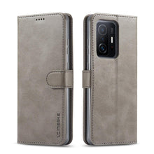 Load image into Gallery viewer, Magnetic PU Leather Wallet-Style Phone Case Fashion Flip Case with Card Slot Leather Case for Xiaomi 12T 11T Poco X4 GT X3 M3 M4 Pro NFC F4 F3 Flip Cover Mi 11 Lite 10T Redmi 9C Note 11S 10S 9S 9T 9A 8T 7
