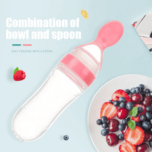 Load image into Gallery viewer, New Modern Baby Bottle  Spoon Feeder Dropper Silicone Spoons for Feeding Medicine Kids Toddler Cutlery Utensils Children Accessories Newborn Bottle Spoon Ideal For Travel
