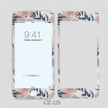 Load image into Gallery viewer, 3D Curved Edge Tempered Glass for iPhone 6 6s 7 8 Plus Fashion Flowers Pattern Screen Protector Protective Film Tempered Glass Screen Protector Designed for iPhone

