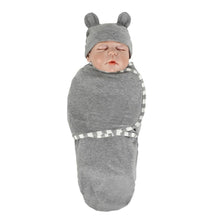 Load image into Gallery viewer, Muslin Swaddle Newborn Organic Cotton Blanket Extract Envelope Baby Sleeping Things Bedding for Boys Girls with a Hat Blanket Bag
