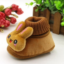 Load image into Gallery viewer, Newborn Baby Shoes Non-slip Crib First Walker Soft Material Comfortable Winter Boots Baby Autumn Shoes
