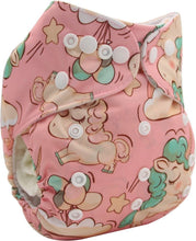 Load image into Gallery viewer, Modrn Printed Baby Pocket Cloth Diaper Nappy Reusable Adjustable Washable Nappies For Baby Boys and Baby Girls In Elegant Style
