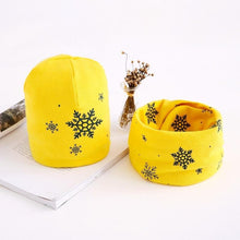 Load image into Gallery viewer, Star Print Cotton Hat And Scarf  Baby Beanie Kids Caps Children's Accessories For Boys and Girls
