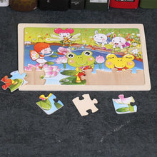 Load image into Gallery viewer, 24 Slice Wood Puzzles Children Adults Vehicle Puzzles Wooden Toys Learning Education Environmental Assemble Educational Games For Kids and Babies
