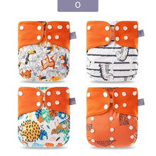 Load image into Gallery viewer, Eco-friendly Diaper Adjustable Reusable Coffee Fiber Diaper Pocket Fit Baby Nappies Pants Waterproof Nappies for Baby and Kids In Modern Design
