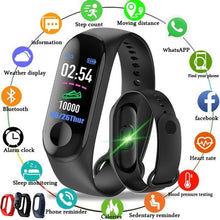 Load image into Gallery viewer, Smart Fitness Waterproof Sports  Watches  For IOS and Android Sistems  Smartwatch With Heart Rate Monitor and Blood Pressure With Several Functions For Men Women and Kids
