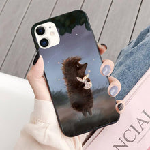Load image into Gallery viewer, Bright Hedgehog In The Fog Phone Case For Iphone 13 8 7 6 6s Plus X 5s Se 2020 Xr 11 12 Mini Pro Xs Max Screen Protector soft Flexible Silicone Gel Rubber Bumper Cover
