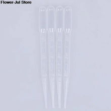 Load image into Gallery viewer, 4Pcs 3ML Disposable Plastic Pipettes Eye Dropper Transfer Graduated Pipettes Lab Experiment Supplies Makeup Tools
