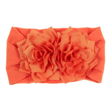Load image into Gallery viewer, Cute 1PCS Baby Girls Lotus Flower Nylon Headband Knot Elastic Newborn Toddler Headwraps Kids Hair Accessories Gifts
