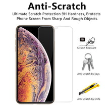 Load image into Gallery viewer, 3PCS Transparent Protective Glass For iPhone 13 12 11 X XS Max Mini XR Tempered Glass For iPhone 7 8 6 Plus SE Screen Protector Scratch Resistant Screen Guard  9H Hardness Screen Protector
