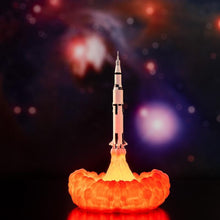 Load image into Gallery viewer, New 3D Print Space Shuttle Lamp Night Light For Space Fans Moon Lamp Rocket Lamp As Room Decoration
