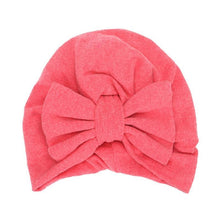 Load image into Gallery viewer, Modern Trend Stylish Baby Hat for Girls Big Bow Turban Baby Cap Accessories In Great Design
