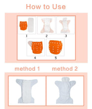 Load image into Gallery viewer, Baby Pocket Cloth Diaper Suede Cloth Inner Washable Reusable Eco-Friendly Nappies Cover Wrap In Modern Elegant Deisgn For Baby
