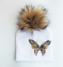 Load image into Gallery viewer, Fashion Baby Cap With Butterfly Toddlers Infant Bonnet Baby Hat For Boys and Girls Travel Hat Cap
