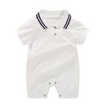Load image into Gallery viewer, Style Summer Baby Boy girl Rompers 100% Cotton Gentleman Romper Toddler Kids Jumpsuits For Boys
