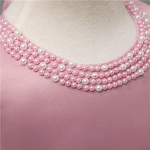 Load image into Gallery viewer, Luxury Designer Handmade Pink Dress for First Birthday Party Girl Baby Clothing Ball Toddler Girls Dress
