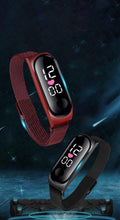Load image into Gallery viewer, STEVVEX Men's Business Electronic Watch Simple Luxury Steel Belt Folding Buckle Sports Digital Watch For Men and woman
