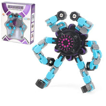 Load image into Gallery viewer, Deformable Fidget Spinner Chain Toy – Stress Relief Sensory Spinner for Kids &amp; Adults
