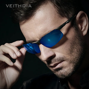 VEITHDIA Aluminum Magnesium Men's Polarized VU400 Sun Glasses Night Vision Mirror Male Eyewear Sunglasses Goggle Oculos  6502