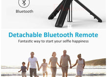 Load image into Gallery viewer, 3 in 1 Wireless Bluetooth Selfie Stick Extendable Handheld Monopod Foldable Mini Tripod With Shutter Remote
