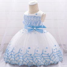 Load image into Gallery viewer, Leaf Embroidered Princess  Children Elegant Dress For Girls  Baby Wedding Dresses Unique Design
