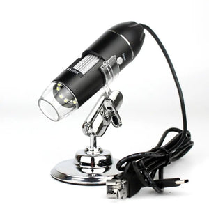 Adjustable 1600X 2MP 8 LED Digital Microscope Handheld Portable Digital USB Magnifier Electronic HD Magnification Endoscope