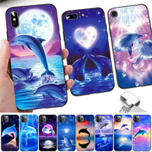 Load image into Gallery viewer, Animal Cute Dolphin Phone Case For Iphone 11 12 13 Mini Pro Xs Max 8 7 6 6s Plus X 5s Se 2020 Xr Case Soft Tpu Cover Flexible Ultra Slim Anti-scratch Cover
