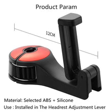 Load image into Gallery viewer, NEW Adjustable Car Headrest Hooks Mobile Stand  Car Phone Holder Fastener Seat Back Hanger Clips For Bag Handbag Houseware For Phones

