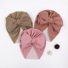Load image into Gallery viewer, Cute Bows Baby Hat Knot Intant Baby Girls Newborn Turban Soft Children Kids Toddler Beanie Cap
