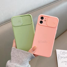 Load image into Gallery viewer, Modern Slide Camera Protector Phone Case On For Iphone 13 Pro 11 12 13pro Max Mini Iphone13 12pro Silicone Silicone Shockproof Phone Case Drop Protection  Back Cover For Smartphone

