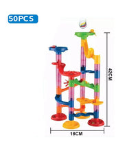 Load image into Gallery viewer, Marble Run Race Track Building Blocks 3D Maze Toy
