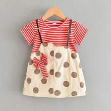 Load image into Gallery viewer, Modern Baby Newborn Toddler Girls Summer Tutu Dress With Printing Princess Dresses Sundress And Hat
