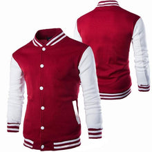 Load image into Gallery viewer, Mens Fashion Casual Slim Fit Jacket Men/Boy Baseball Jacket Men Fashion Design Classic Elegant Clothing Men's College Comfortable Jacket High School Long Sleeves Jackets
