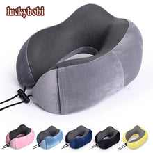 Load image into Gallery viewer, U Shaped Memory Foam Neck Pillows Breathable Car Seats Neck Pillow Rest Head Neck Travel Pillow for Cervical Healthcare
