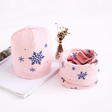 Load image into Gallery viewer, Star Print Cotton Hat And Scarf  Baby Beanie Kids Caps Children's Accessories For Boys and Girls
